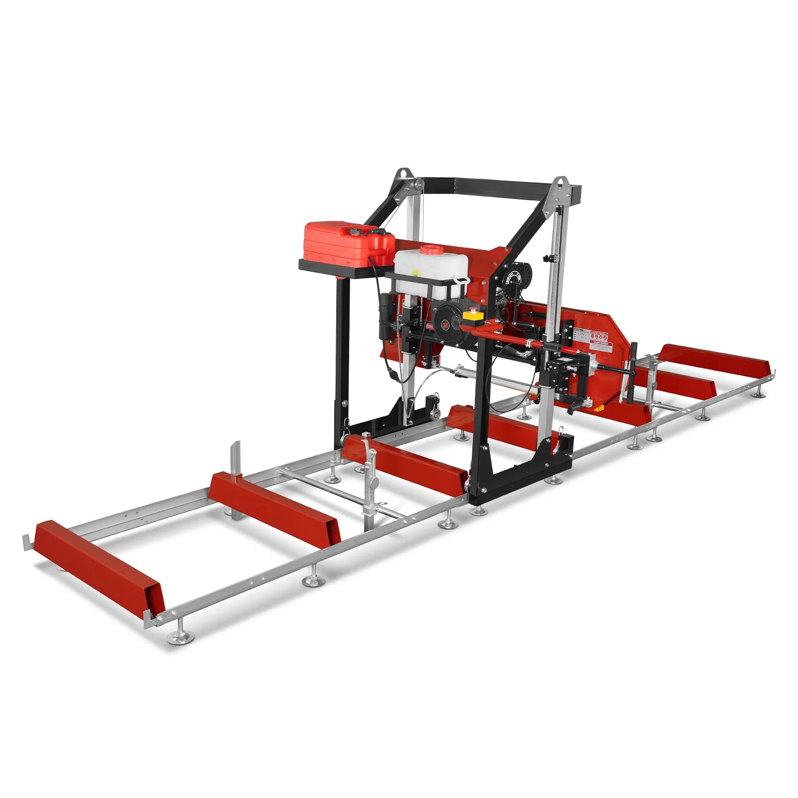 36" MAX Portable Sawmill with 25HP 750cc ZONSEN V-Twin Engine - 36" Cutting Width, 20' Track, Includes 10 Blades - Model SM36MAX