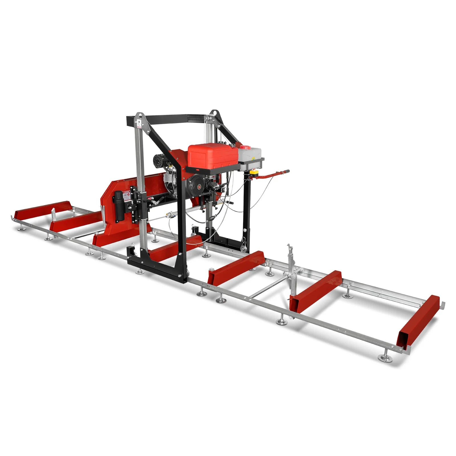 36" MAX Portable Sawmill with 25HP 750cc ZONSEN V-Twin Engine - 36" Cutting Width, 20' Track, Includes 10 Blades - Model SM36MAX