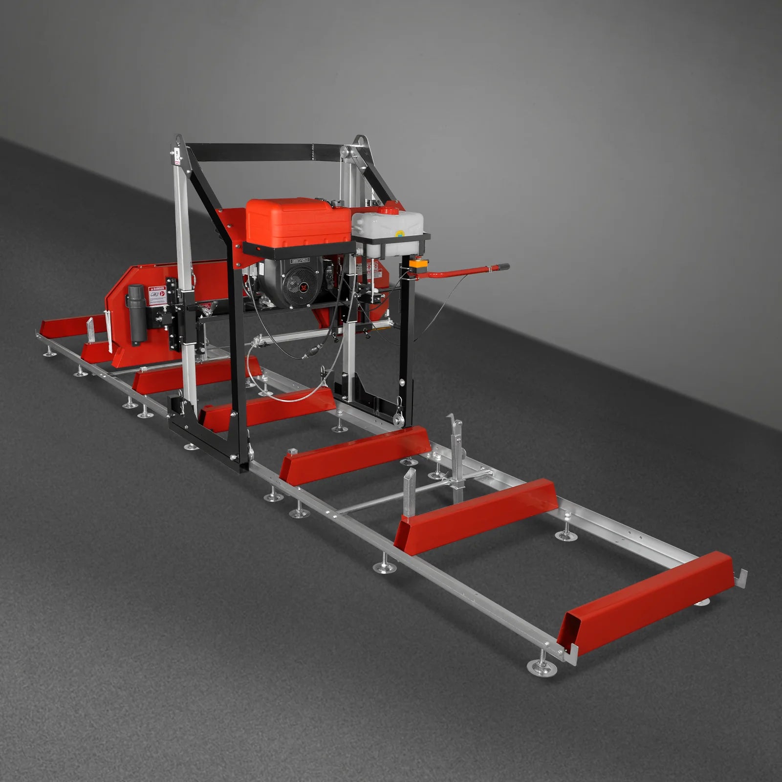36" MAX Portable Sawmill with 25HP 750cc ZONSEN V-Twin Engine - 36" Cutting Width, 20' Track, Includes 10 Blades - Model SM36MAX
