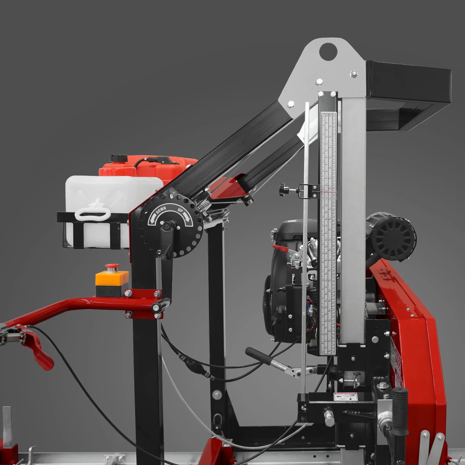 36" MAX Portable Sawmill with 25HP 750cc ZONSEN V-Twin Engine - 36" Cutting Width, 20' Track, Includes 10 Blades - Model SM36MAX