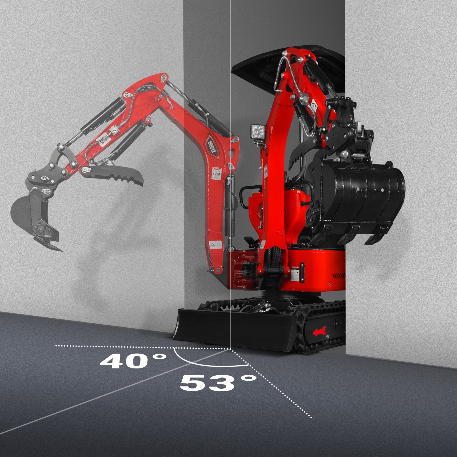 Mini Compact Excavator HONDA GX390 Engine, 65.7