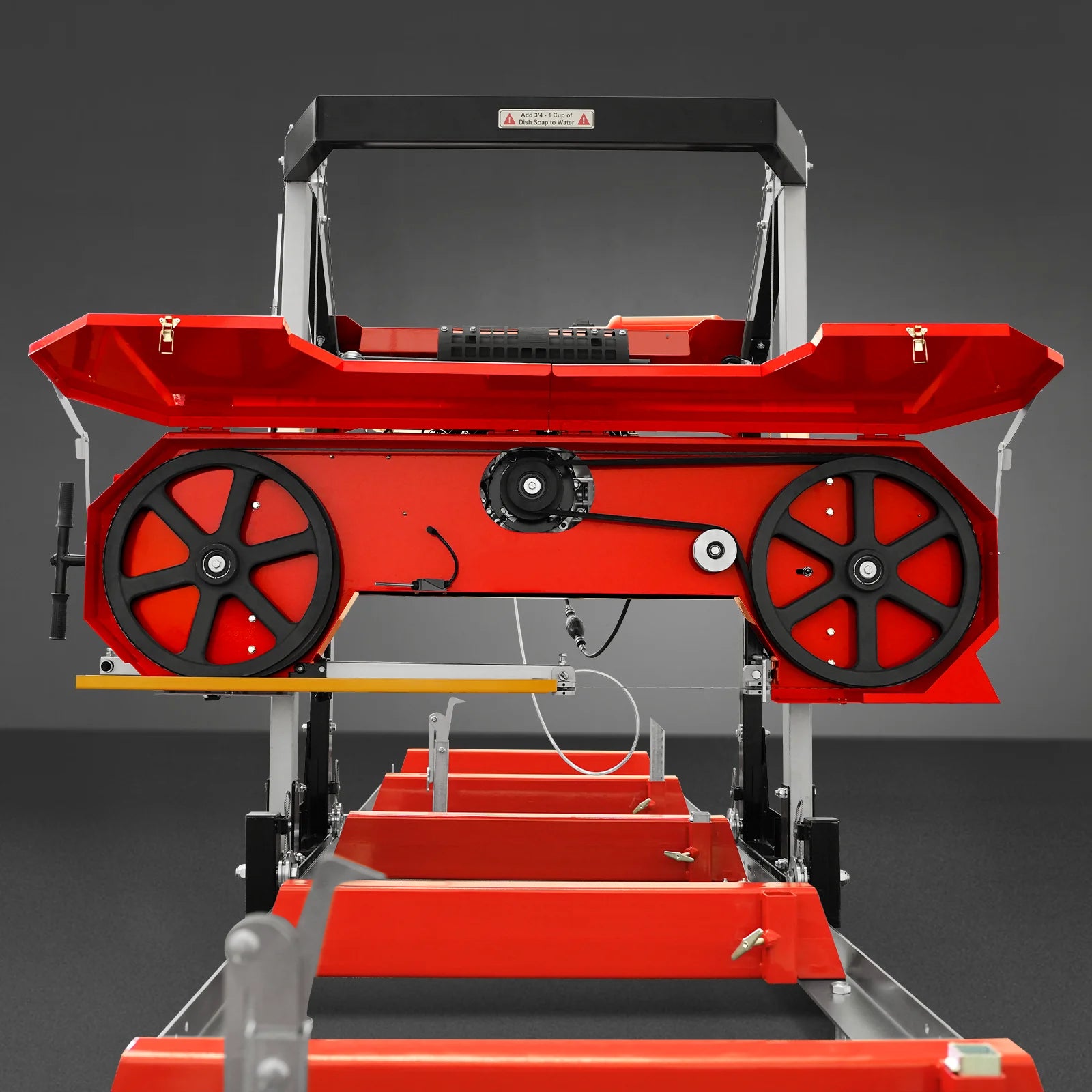 36" MAX Portable Sawmill with 25HP 750cc ZONSEN V-Twin Engine - 36" Cutting Width, 20' Track, Includes 10 Blades - Model SM36MAX